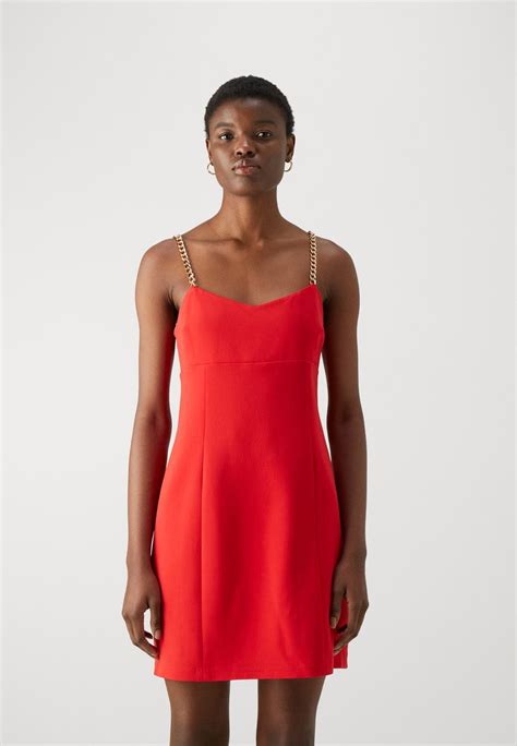 michael kors kleid rot|Michael Kors red mini dress.